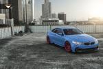 BMW M4 Coupe GTRS4 Yas Marina Blue by Vorsteiner 2015 года
